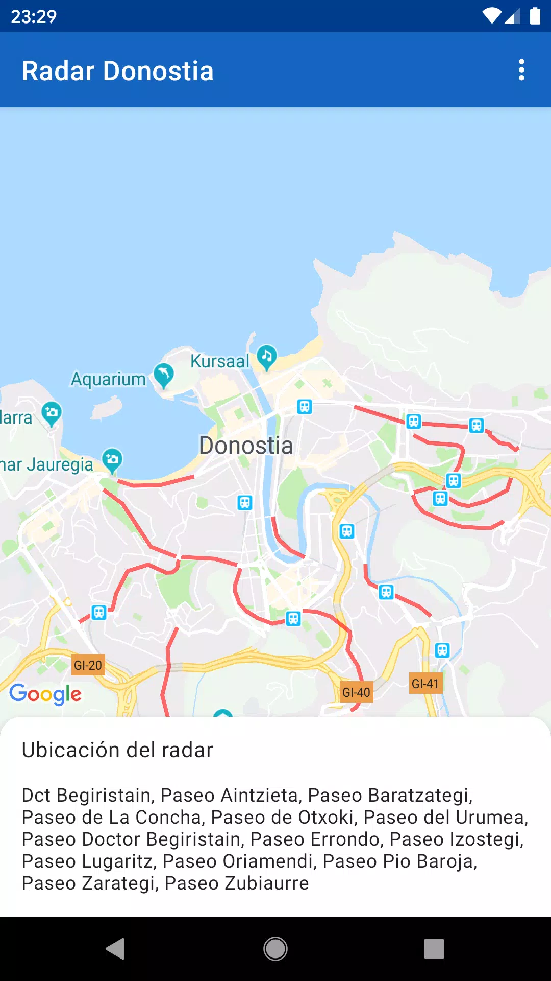 Radar Donostia應用截圖第1張