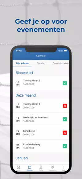 Badminton Nederland Tangkapan skrin 4