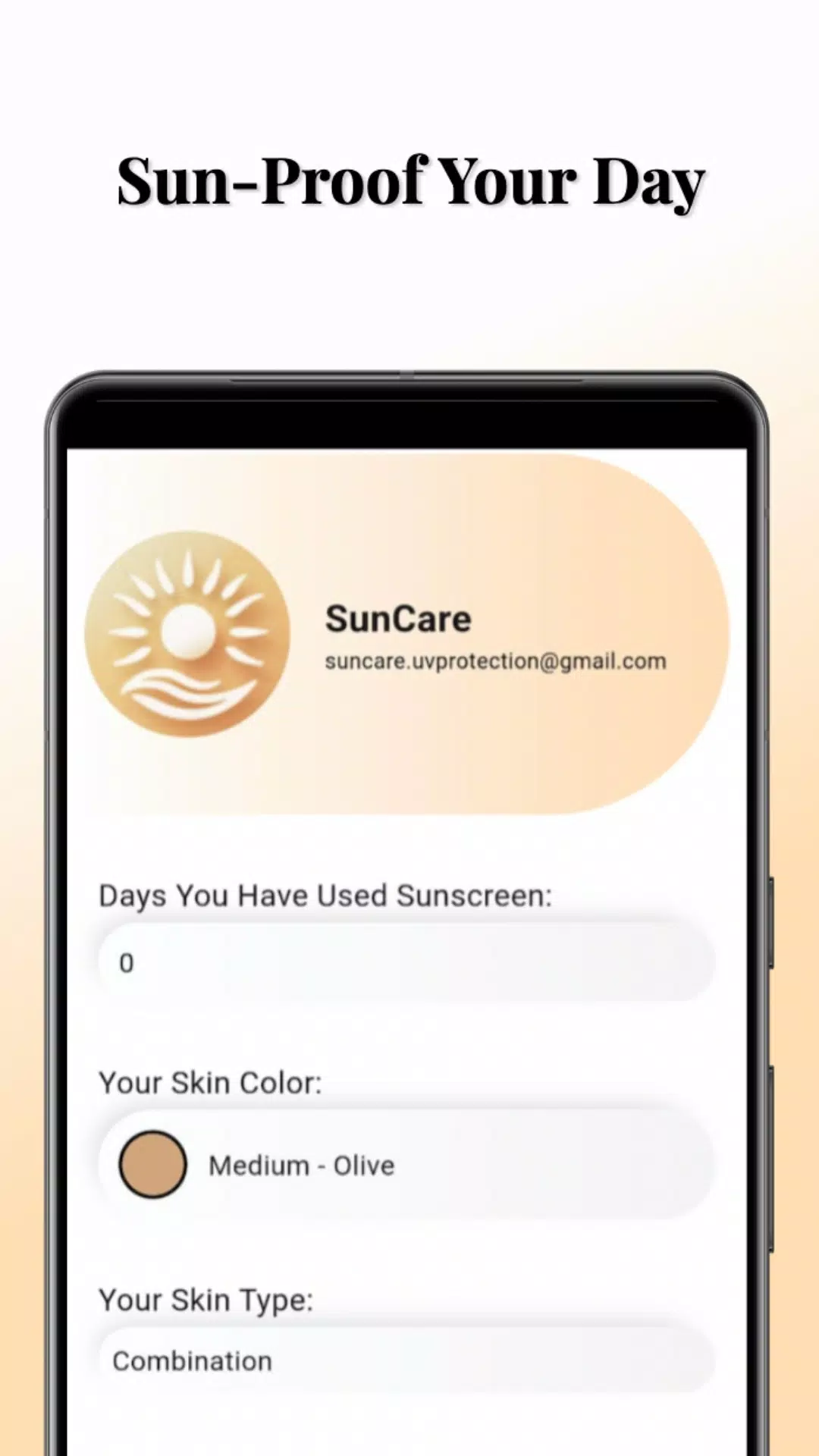 SunCare Ảnh chụp màn hình 3