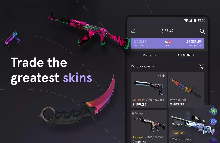 CS.MONEY ‒ Trade CS:GO skins スクリーンショット 1