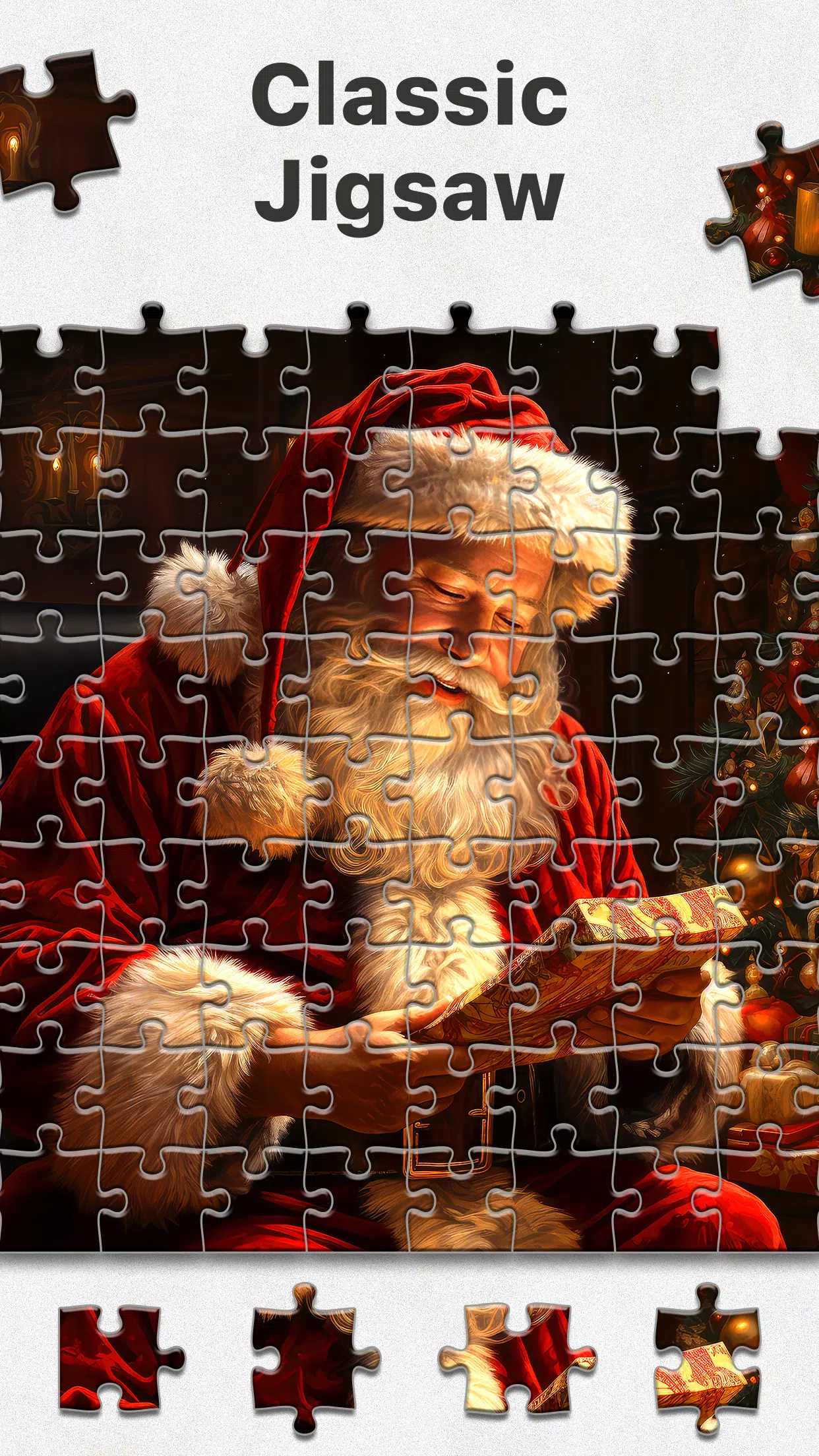 Christmas Jigsaw - Puzzle Game Ekran Görüntüsü 1