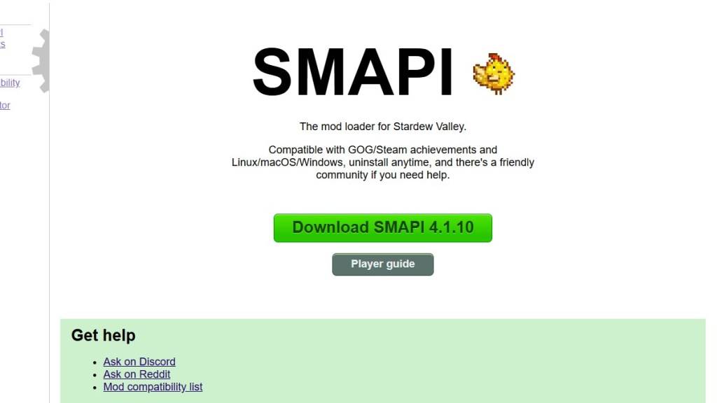 SMAPI Mod Loader