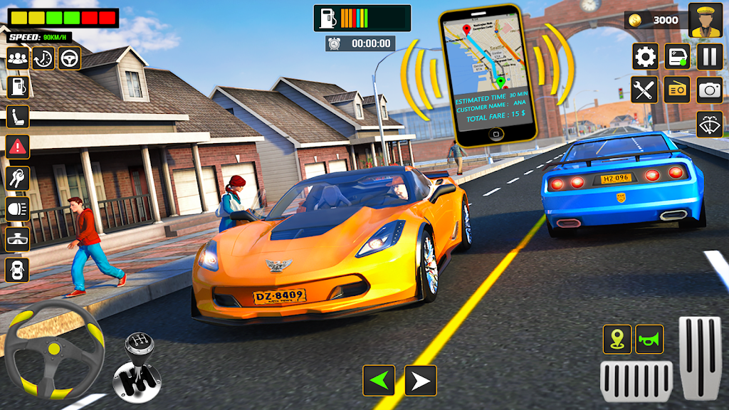 City Cab Driver Car Taxi Games Ảnh chụp màn hình 2