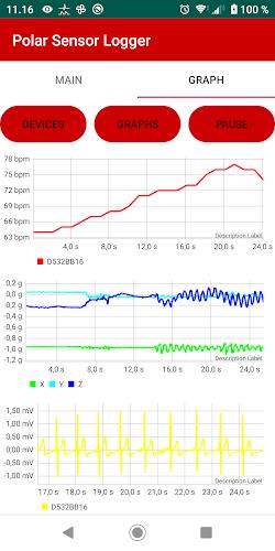 Polar Sensor Logger 스크린샷 4