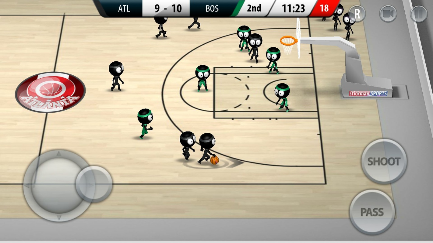 Stickman Basketball 2017 ภาพหน้าจอ 2