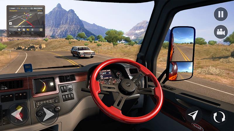 American Truck Driving Games Capture d'écran 2