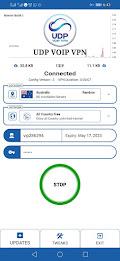 UDP VoiP VPN Schermafbeelding 2