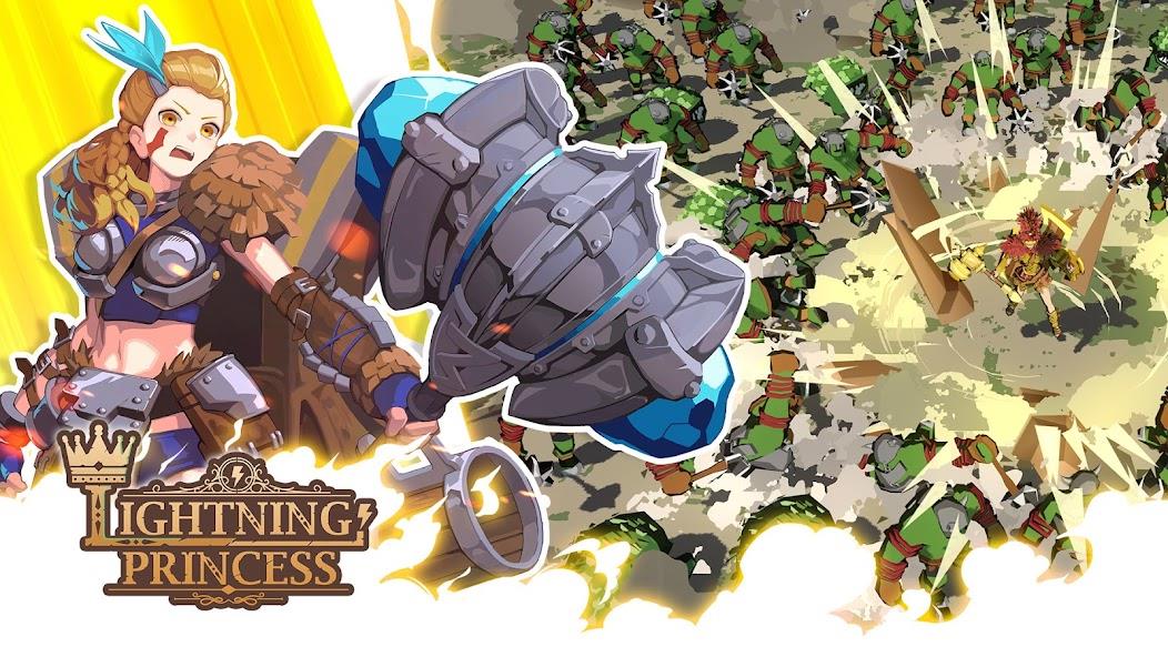 Lightning Princess: Idle RPG Mod ภาพหน้าจอ 1