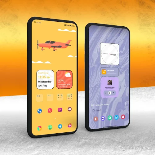 MiUI 14 KWGT Ekran Görüntüsü 4