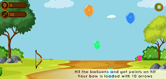 Balloon Bow and Arrow - BBA Screenshot 1