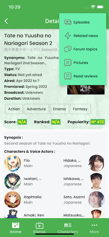 9Anime and Manga Tangkapan skrin 1