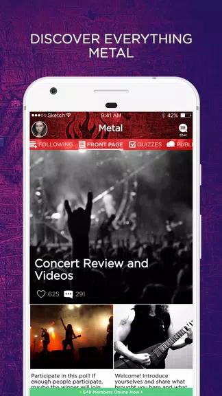 Metal Amino for Heavy Metal Music Fan Скриншот 1