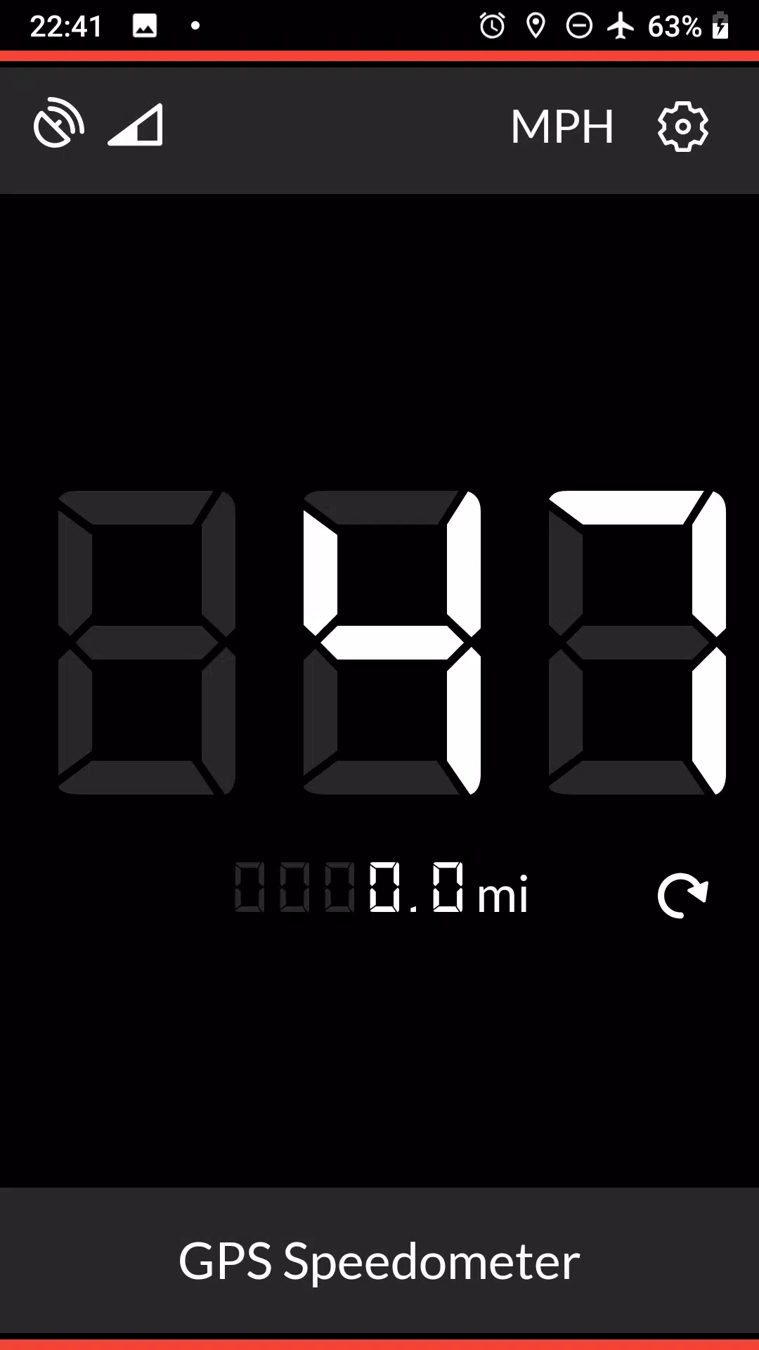GPS Speedometer Zrzut ekranu 3