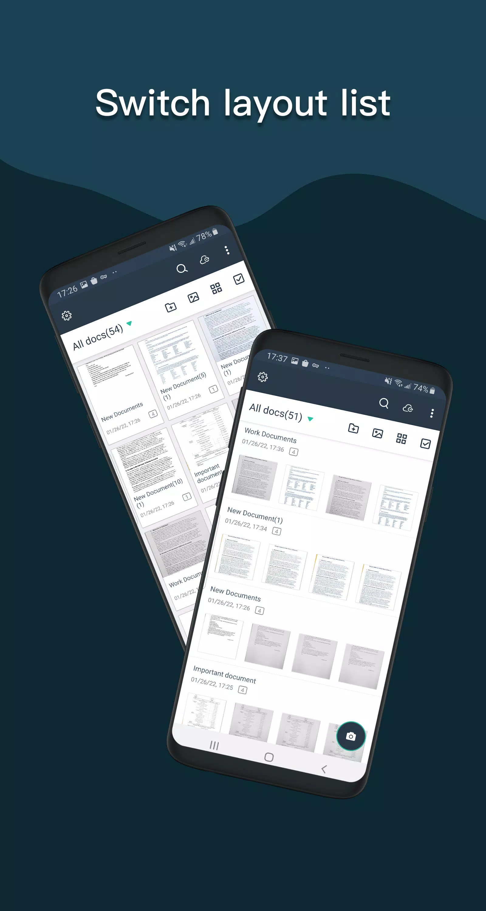 Simple Scanner - 全能的PDF文档扫描App应用截图第1张