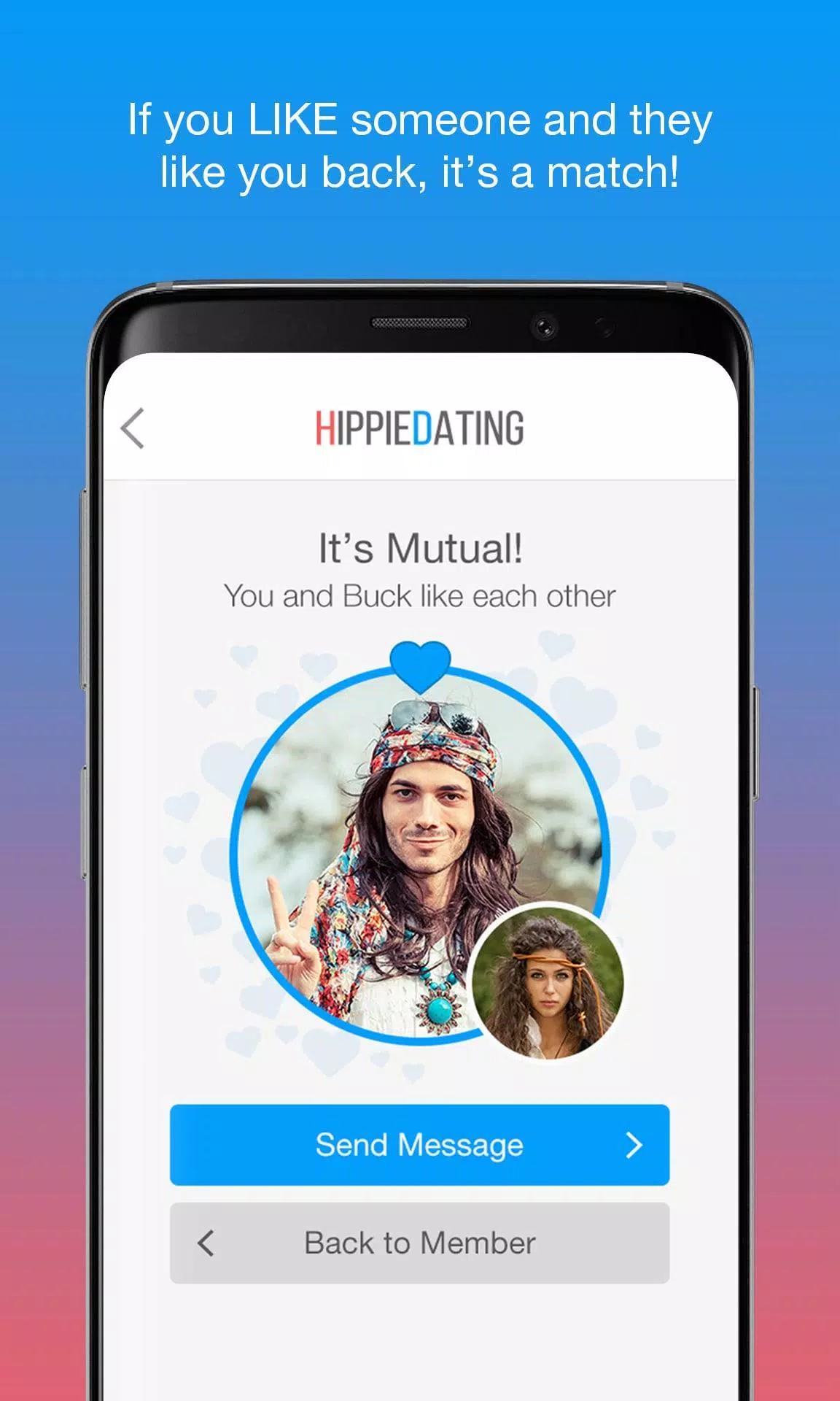 Hippie Dating Schermafbeelding 3