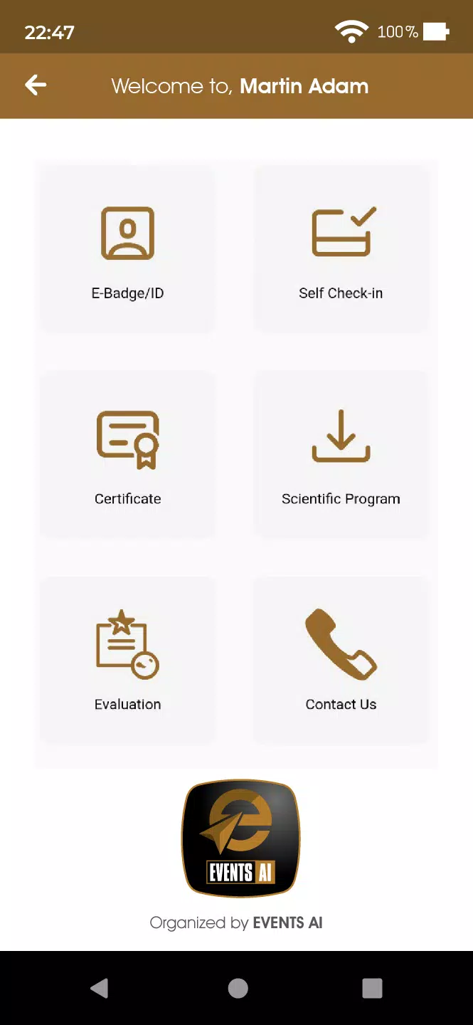 Events AI App ဖန်သားပြင်ဓာတ်ပုံ 3