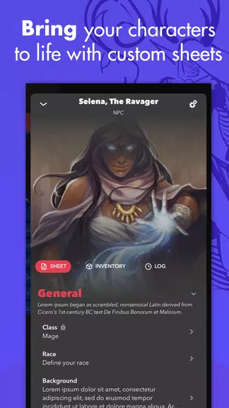 mRPG - Chat app to play RPGs Screenshot 3