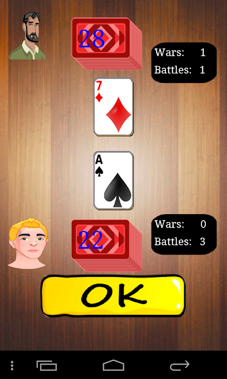 War - Playing Cards Free स्क्रीनशॉट 1
