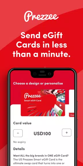 Prezzee eGift cards Ekran Görüntüsü 1