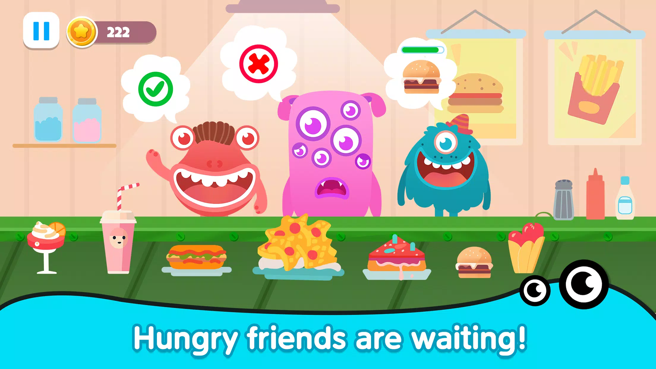 Kitchen monster games for kids Captura de tela 4