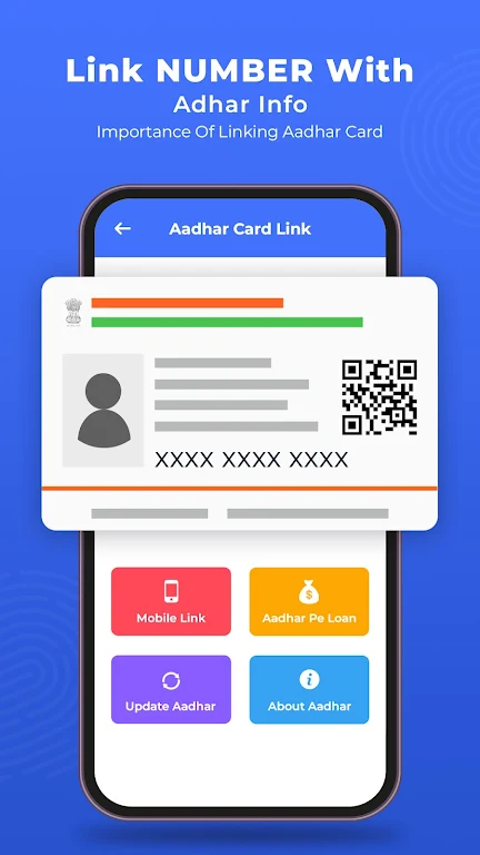 Schermata Link Number With Aadhar Info 1