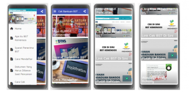 Cek Bantuan BST - DTKS Kemensos RI Captura de pantalla 1