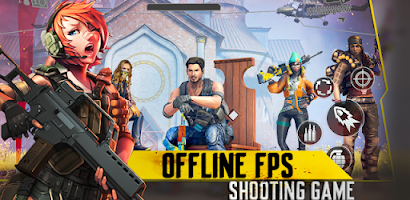 War Games Offline - Gun Games Screenshot 1