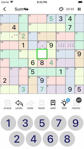 All Sudoku - 5 kinds of sudoku Zrzut ekranu 4