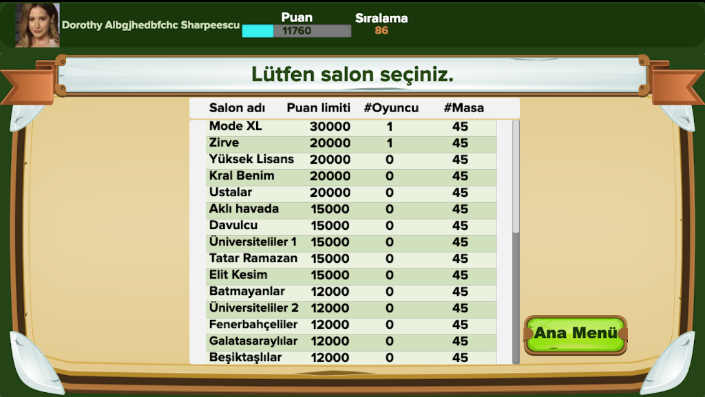 Eşli Batak Online 스크린샷 3