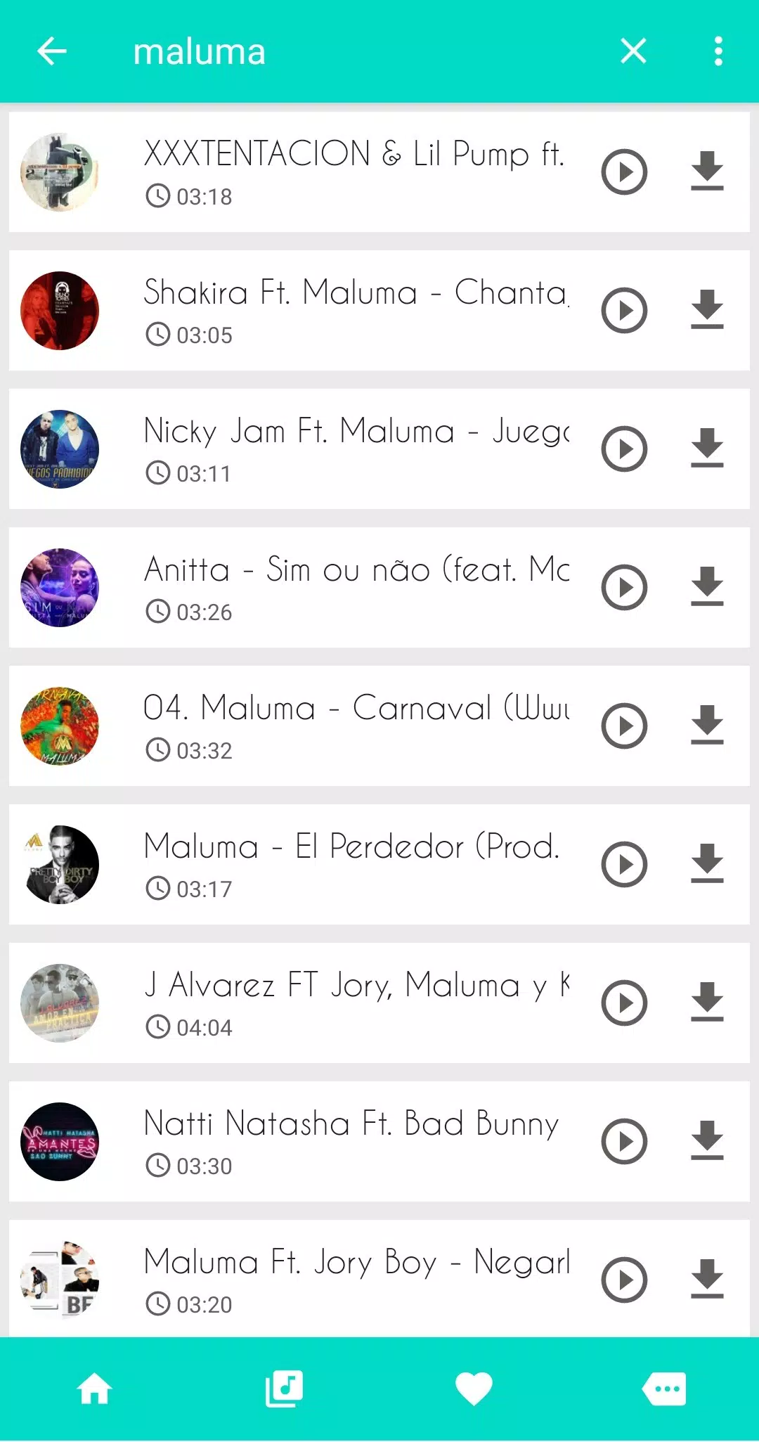 Schermata SIMP3 - Download Free Music 3