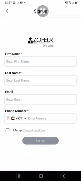 Zofeur - Driver App স্ক্রিনশট 2