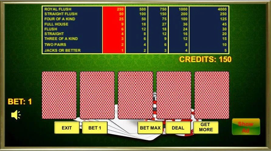 Poker Aces Capture d'écran 2