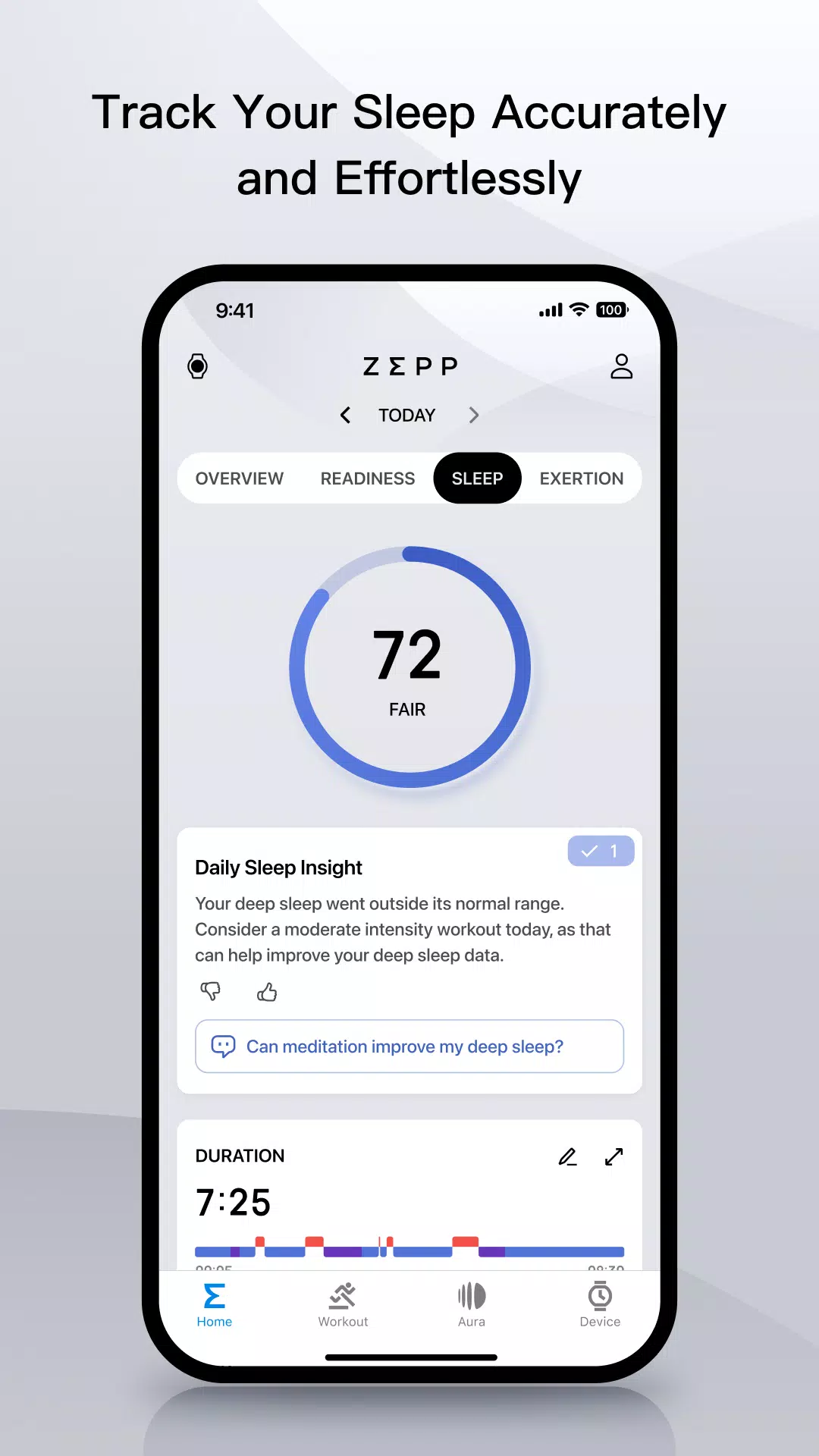 Zepp（formerly Amazfit） ဖန်သားပြင်ဓာတ်ပုံ 3