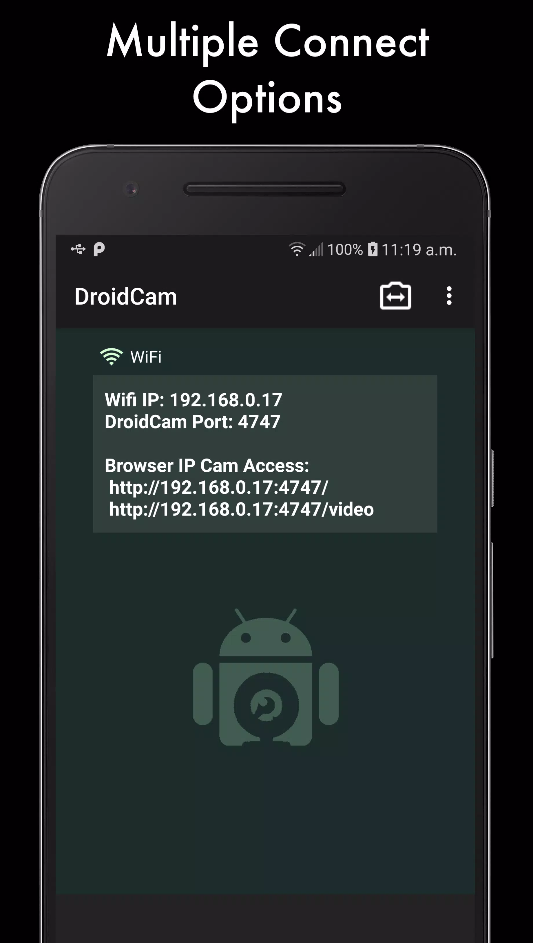 DroidCam Webcam (Classic) Screenshot 3