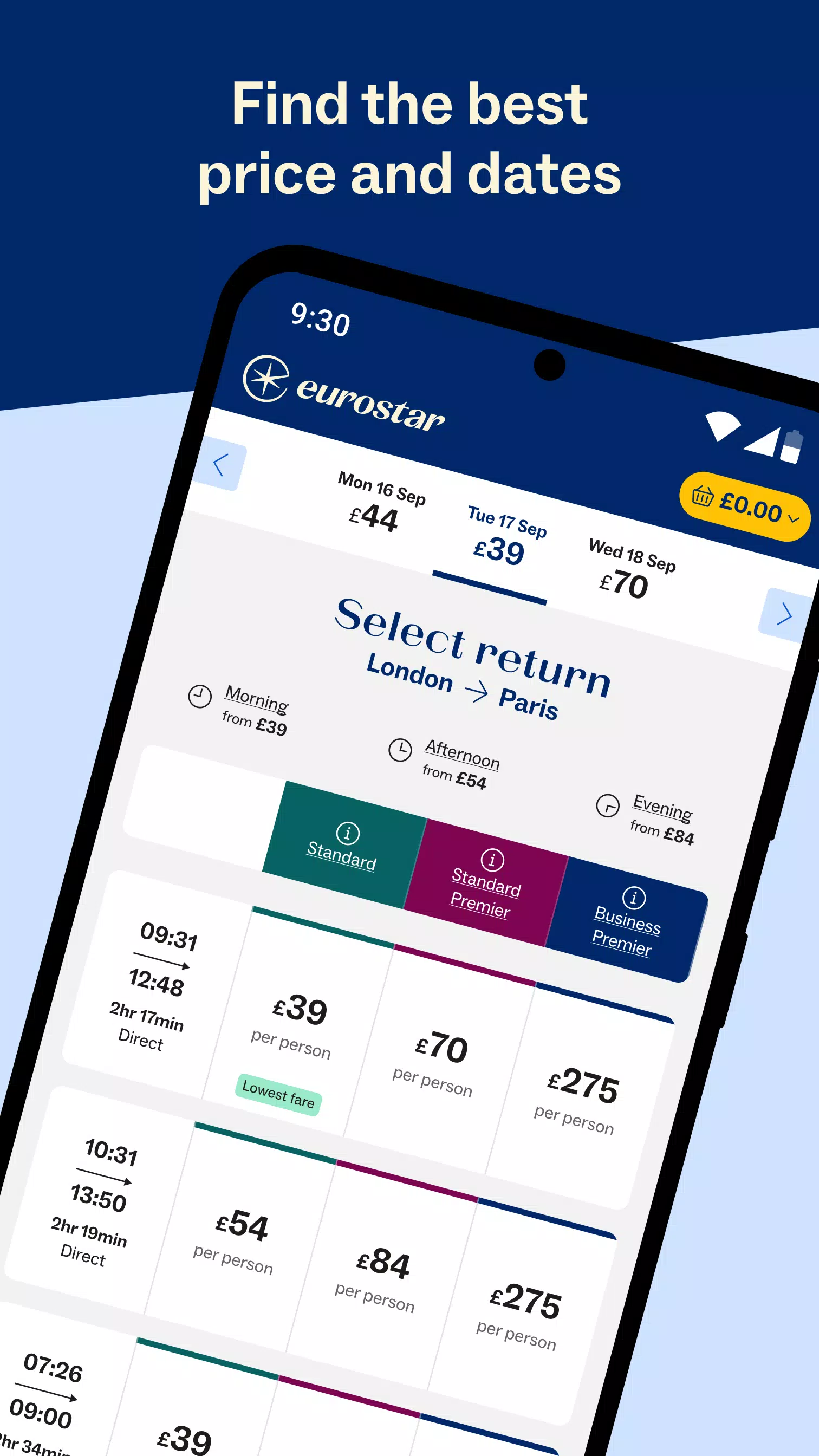 Eurostar Trains應用截圖第4張