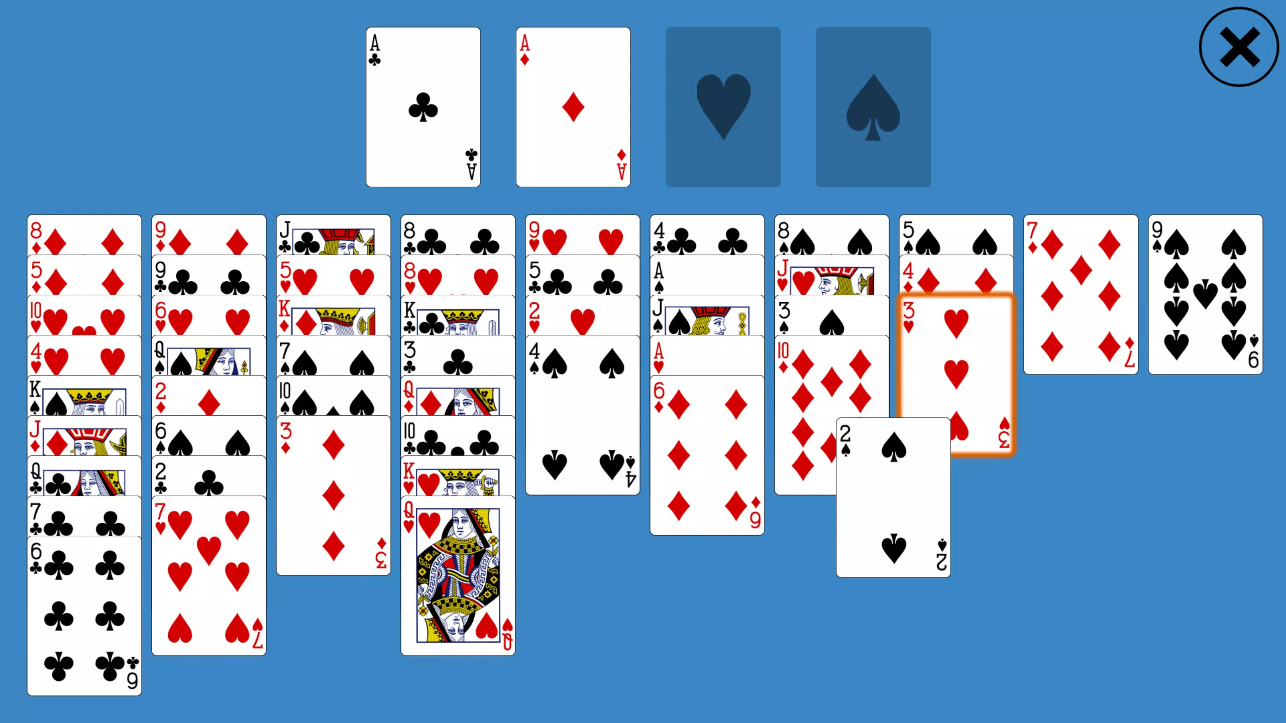 Schermata Classic Simple Simon Solitaire 2