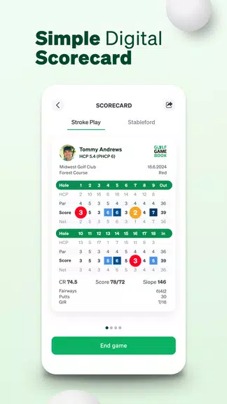 Golf GameBook Scorecard & GPS应用截图第2张