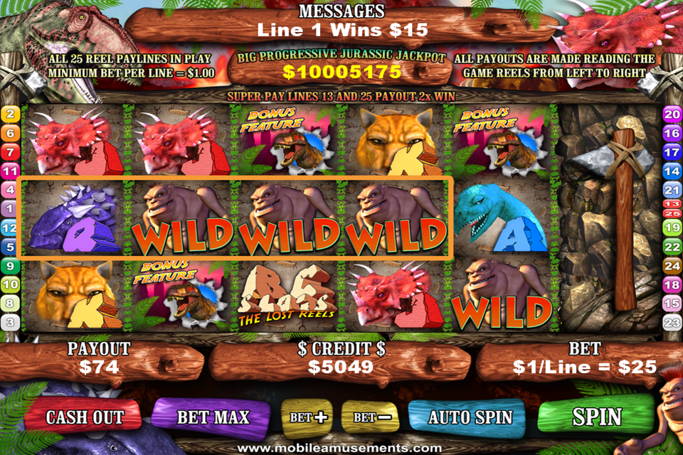 Schermata BC Monster Dinosaurs That Time Forgot Slots FREE 2