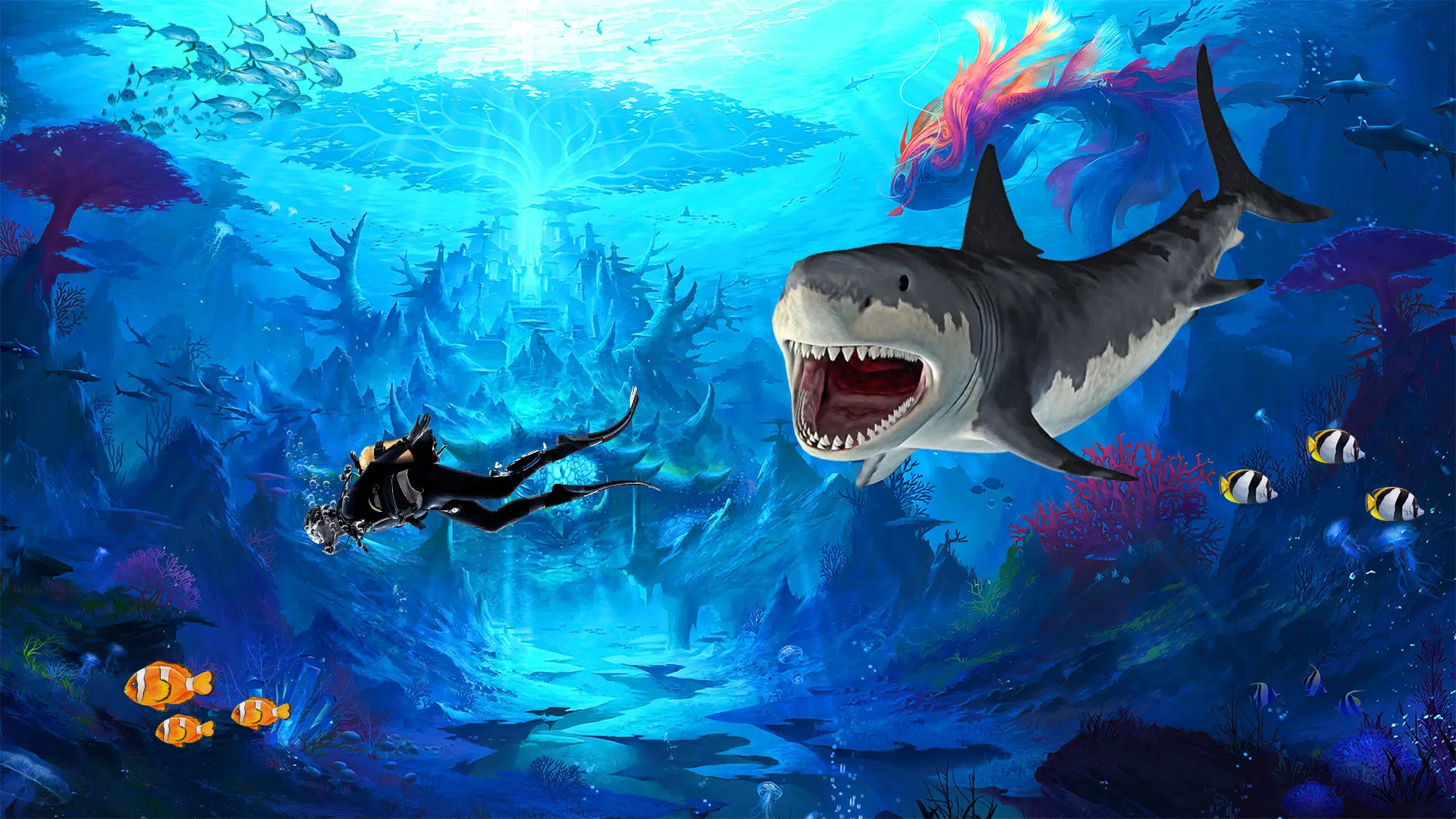 Angry Shark Games: Game 2024 Ảnh chụp màn hình 4