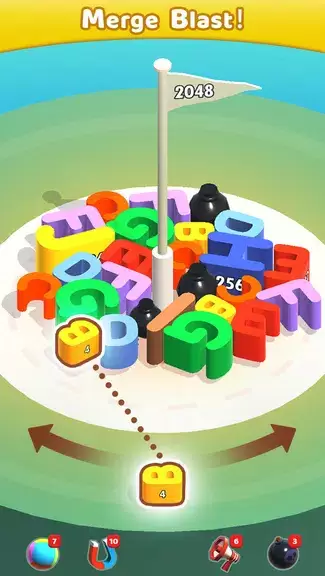 Merge Blocks 3D - 2048 Puzzle স্ক্রিনশট 2