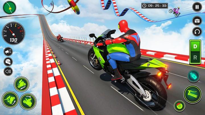 Superhero Bike Stunt Games GT ภาพหน้าจอ 4