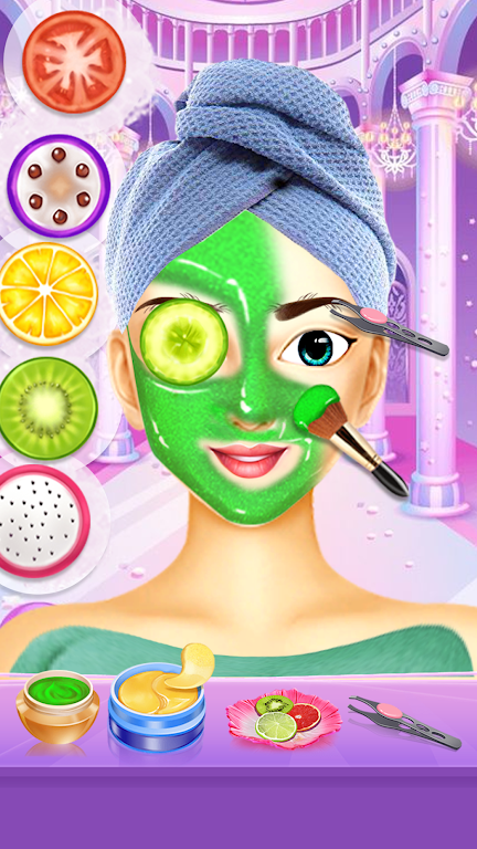 Dress Up Girls Makeup Game Скриншот 1