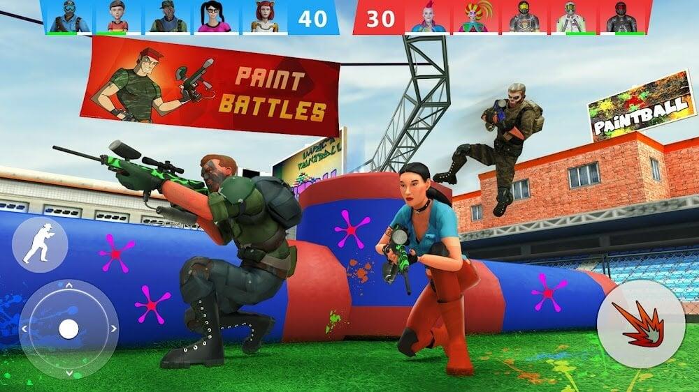 Paintball Shooting Game 3D Ảnh chụp màn hình 1