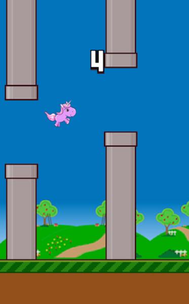 Flappy Unicorn स्क्रीनशॉट 4