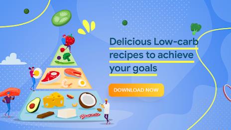 Low carb recipes diet app Скриншот 1