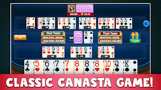 Canasta Plus Offline Card Game スクリーンショット 1