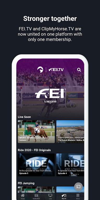 ClipMyHorse.TV & FEI.TV Скриншот 3