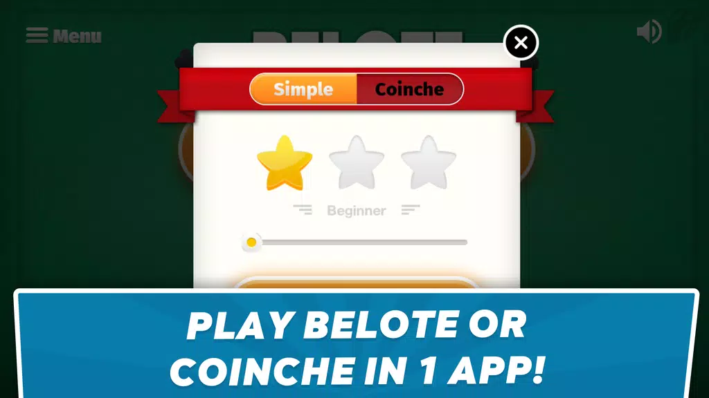 Belote Coinche - card game Schermafbeelding 2