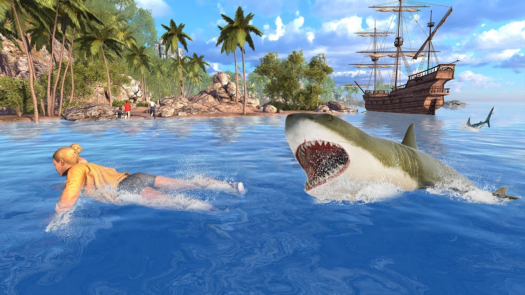 Angry Shark Games: Game 2024 Mod Скриншот 2