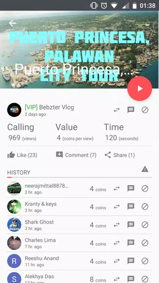 uTubeX - Views, subs, likes and comments exchange Ekran Görüntüsü 3
